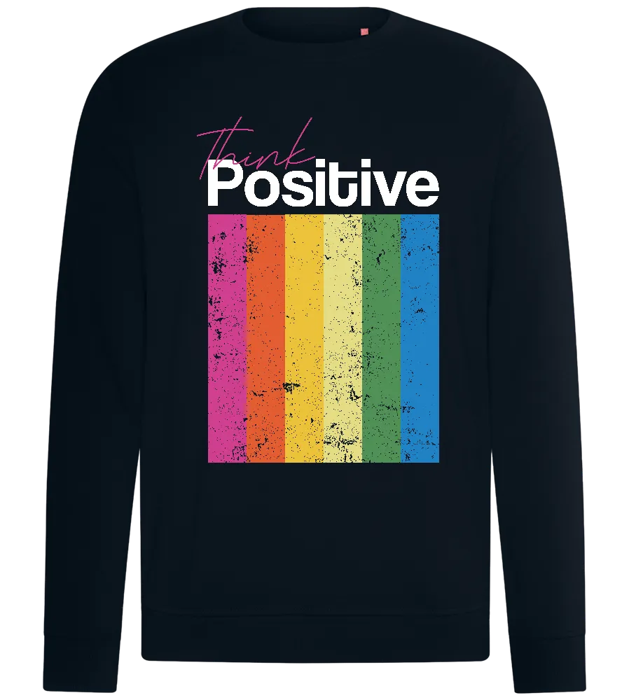 Think Positive Colorful Design - Comfort unisex sweater