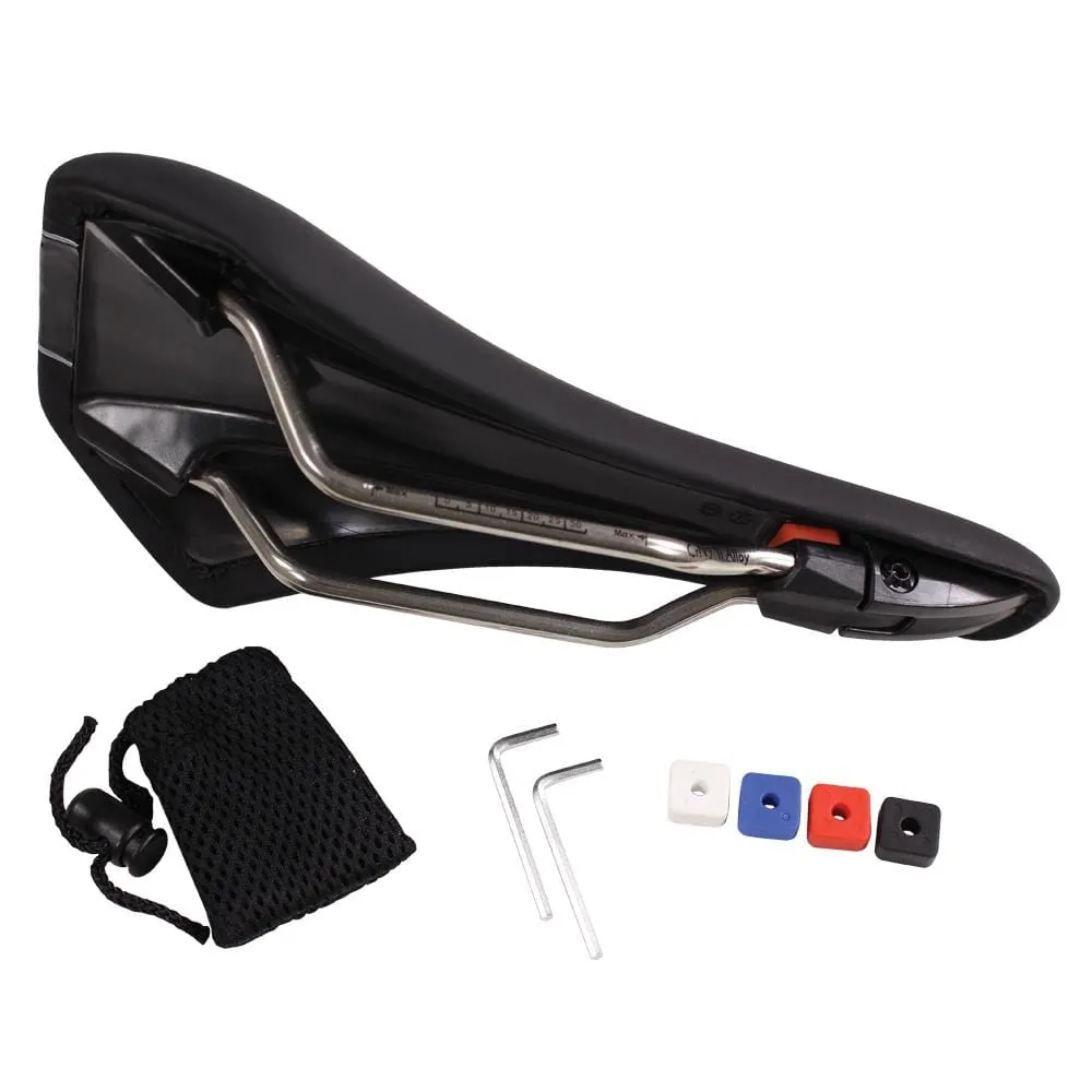 VAR-1 Adjustable Flex Ti Rails Bike Saddle (155mm)