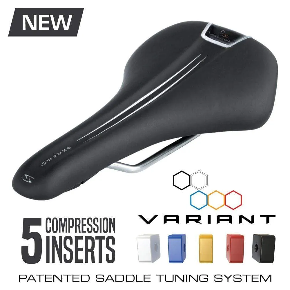 VAR-1 Adjustable Flex Ti Rails Bike Saddle (155mm)