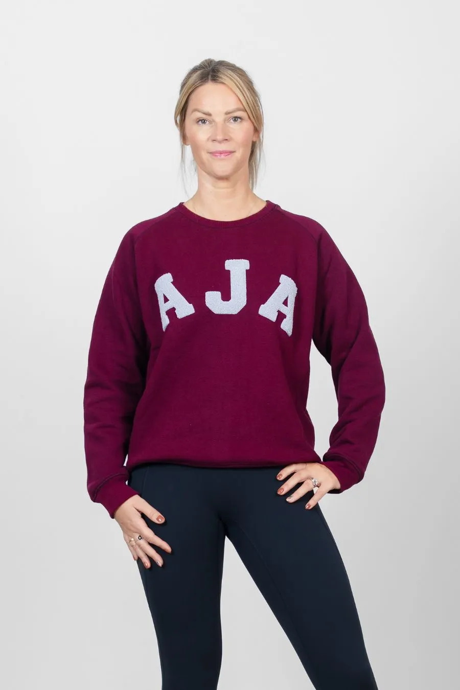 Varsity Sweater, Burgundy