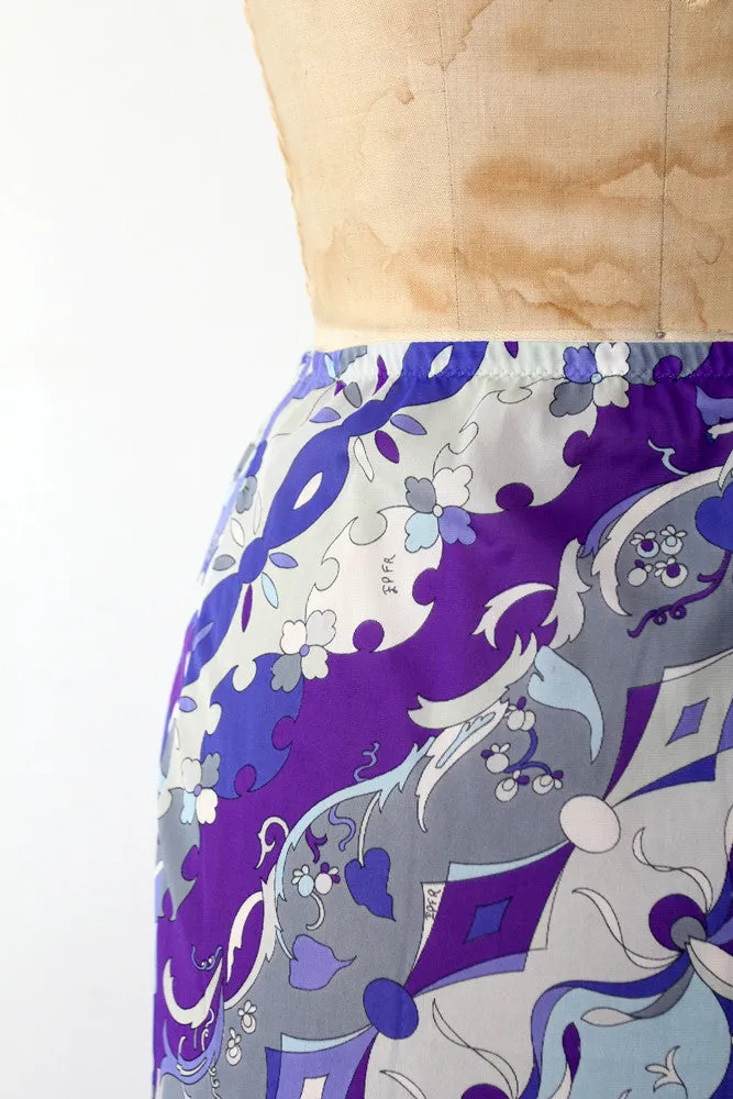 vintage 60s Emilio Pucci Form Fit Rogers half slip
